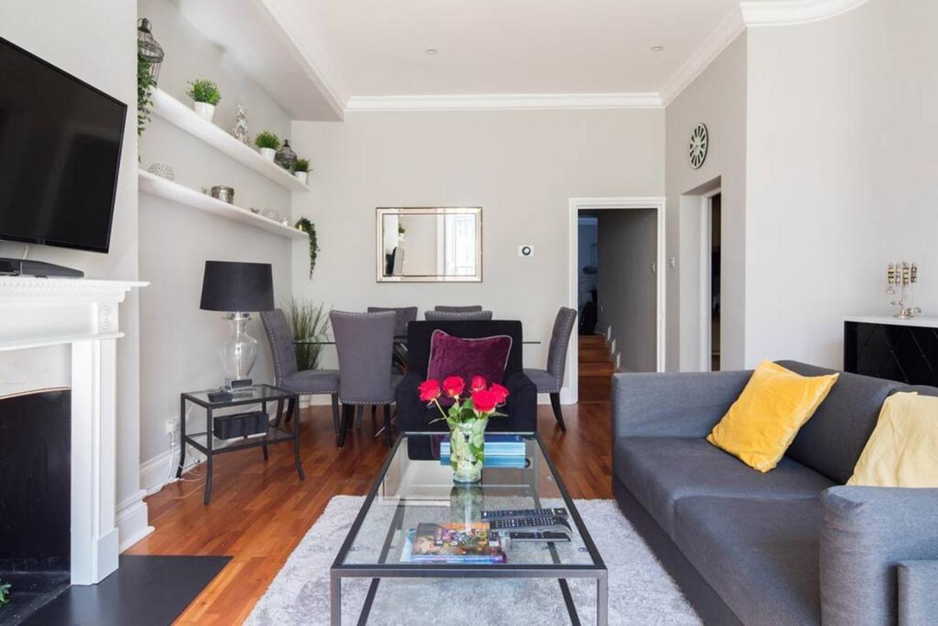 Steps From Hyde Park 2Br 2Bath Sleeps 6 Lägenhet London Exteriör bild
