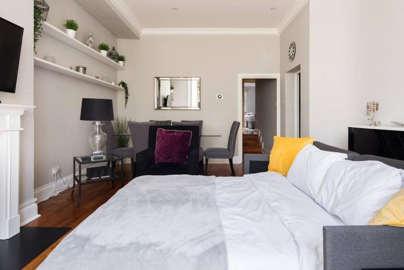 Steps From Hyde Park 2Br 2Bath Sleeps 6 Lägenhet London Exteriör bild